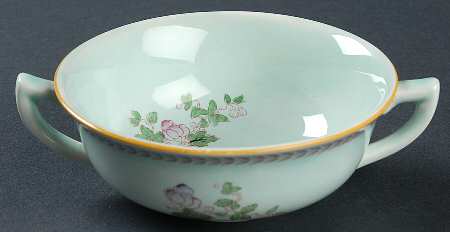 Metz Newer Backstamp Flat Cream Soup Bowl