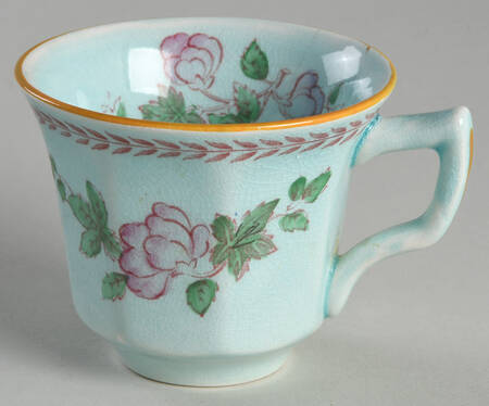 Metz Older Backstamp Flat Demitasse Cup by Adams China