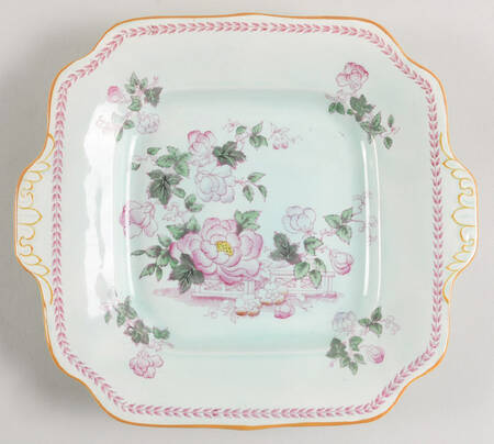 Metz Older Backstamp Square Cake Plate