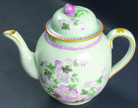 Metz Older Backstamp Teapot & Lid by Adams China