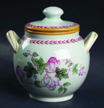 Metz Older Backstamp Mini Sugar Bowl & Lid
