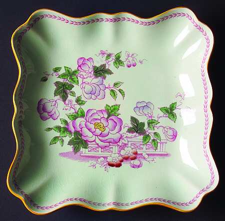 Metz Older Backstamp 8" Square Shallow Bowl