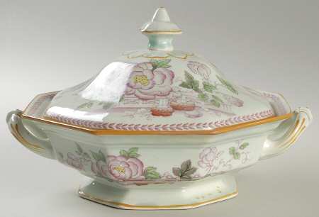 Metz Older Backstamp Octagonal Covered Vegetable