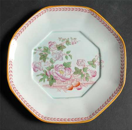 Metz Older Backstamp Underplate for Sauce Boat by Adams China