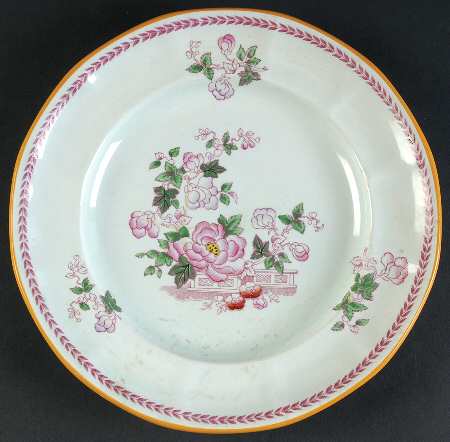Metz Older Backstamp Luncheon Plate by Adams China