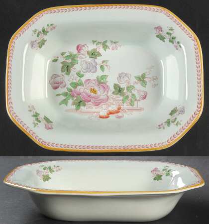 Metz Older Backstamp 10" Oval Vegetable Bowl