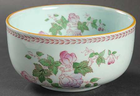 Metz Older Backstamp Cranberry Bowl