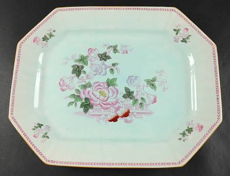 Metz Older Backstamp 16" Oval Serving Platter
