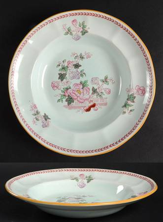 Metz Older Backstamp Large Rim Soup Bowl
