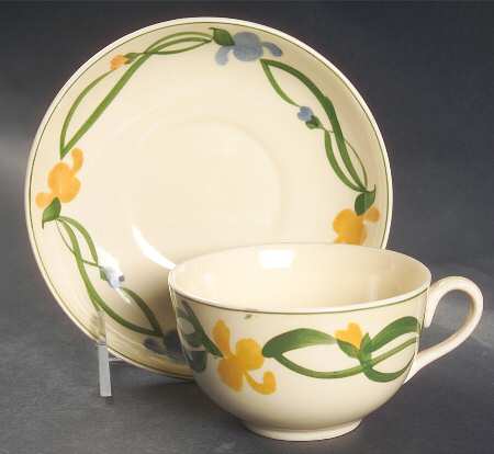 Mexico Flat Cup & Saucer Set