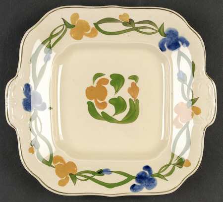 Mexico Square Handled Cake Plate