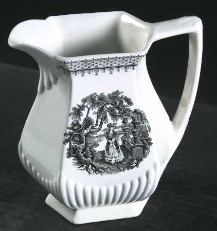 Minuet Black (Newer, Adams Bckstmp) 16 Oz Pitcher