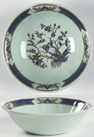 Ming Toi Blue Coupe Cereal Bowl