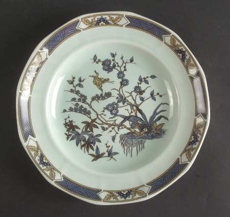 Ming Toi Blue Dinner Plate