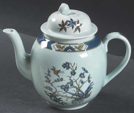 Ming Toi Blue Teapot & Lid