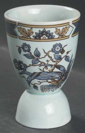 Ming Toi Blue Double Egg Cup