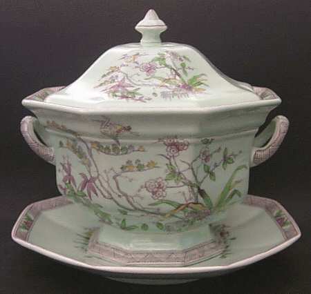 Ming Toi Tureen & Lid w/Underplate