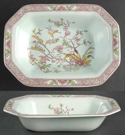 Ming Toi 9" Oval Vegetable Bowl