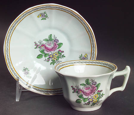 Nanking Flat Demitasse Cup & Saucer Set