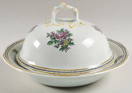 Nanking Muffin Dish & Lid