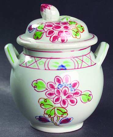Old Bow Sugar Bowl & Lid