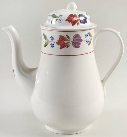Old Colonial (Newer Backstamp) Coffee Pot & Lid