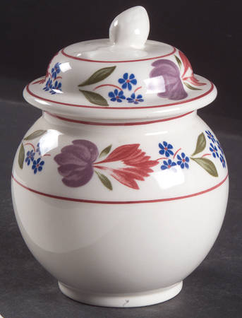 Old Colonial (Newer Backstamp) Sugar Bowl & Lid