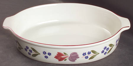 Old Colonial (Newer Backstamp) 9" Oval Baker