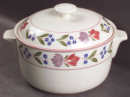 Old Colonial (Newer Backstamp) 2 Qt Round Covered Casserole