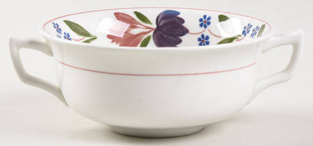 Old Colonial (Newer Backstamp) Flat Cream Soup Bowl