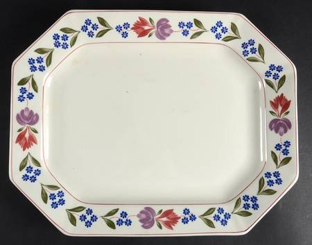 Old Colonial (Newer Backstamp) 16" Oval Serving Platter