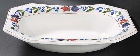 Old Colonial (Newer Backstamp) 10" Oval Vegetable Bowl