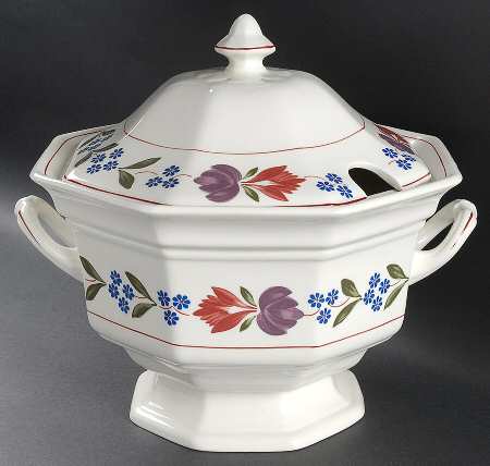 Old Colonial (Newer Backstamp) Tureen &  Lid
