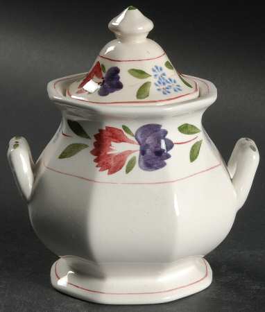 Old Colonial (Older Backstamp) Sugar Bowl & Lid
