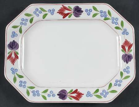Old Colonial (Older Backstamp) 13" Oval Serving Platter