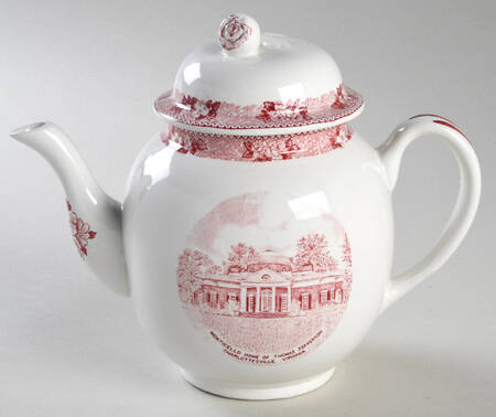 Old English Rural Scenes Teapot & Lid