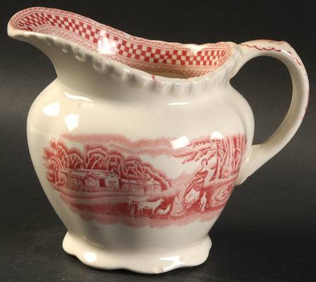 Old English Rural Scenes Creamer
