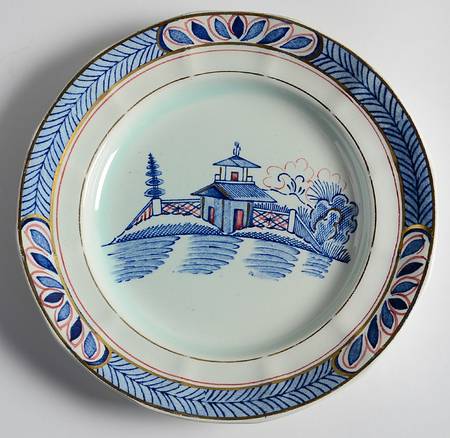 Old Free Hand Bread & Butter Plate