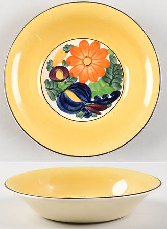Cretonne Yellow Fruit/Dessert (Sauce) Bowl