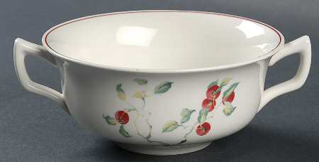 Persimmon Flat Cream Soup Bowl