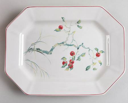 Persimmon 12" Oval Serving Platter
