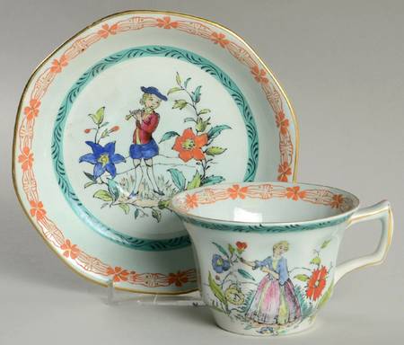 The Piper Flat Cup & Saucer Set