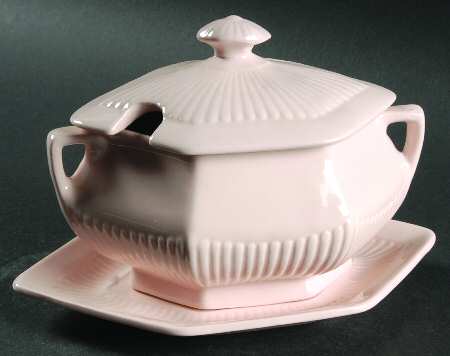 Princess Pink Sauce Boat & Lid with Underplate