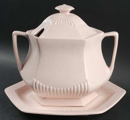 Princess Pink Tureen & Lid w/Underplate