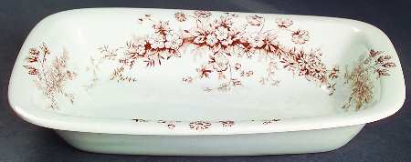 Princess Brown 9" Oval Vegetable Bowl