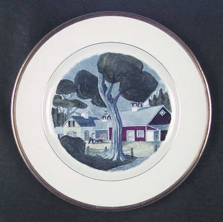 The Red Barn Dinner Plate