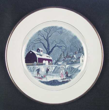The Red Barn Dinner Plate