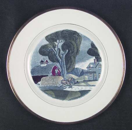 The Red Barn Dinner Plate