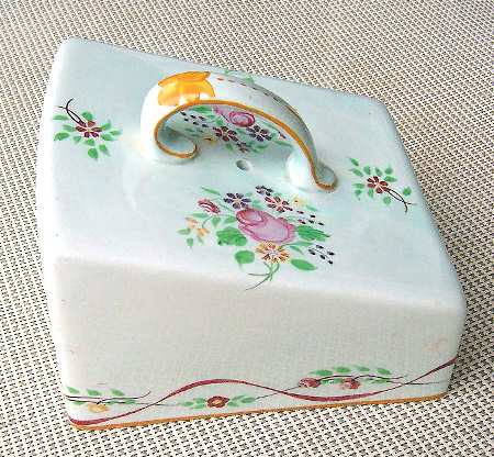 Ribbon Cheese Dish Lid, Lid Only (Wedge)