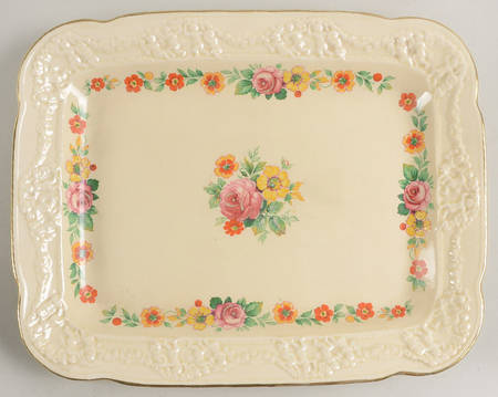 Rose of Italy 12" Rectangular Serving Platter